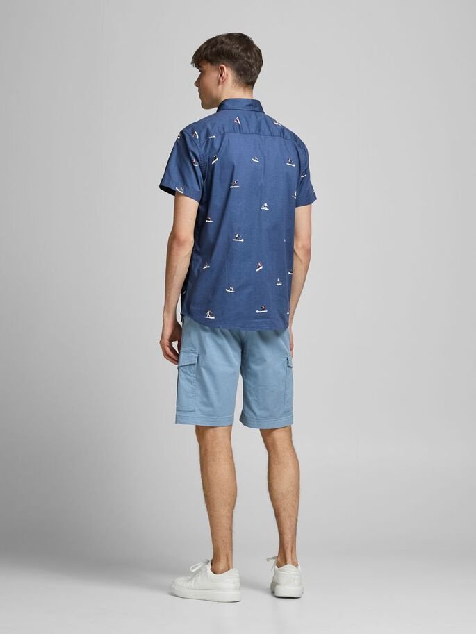 Рубашка Jack&Jones SS 12187953 Ensign Blue L, фото №2