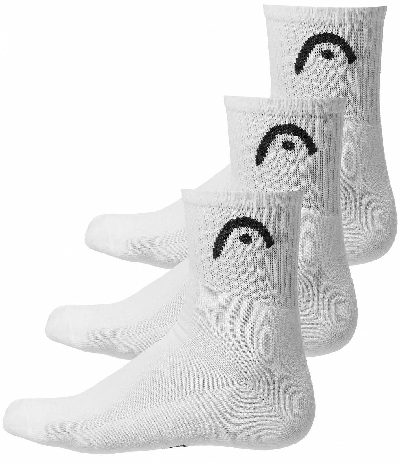 Шкарпетки Head ALL SPORTS TRAINING SHORT CREW 3P Білий  39-42, фото №1