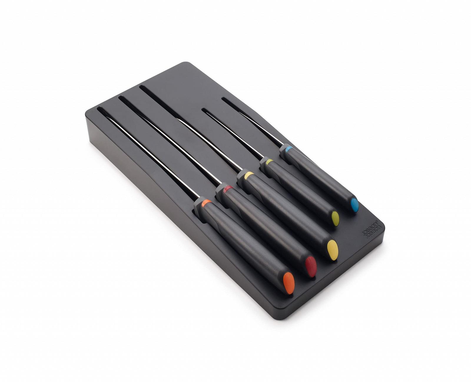Набір ножів Joseph Joseph Elevate Knives Store, 5 предметів, чорний, фото №1