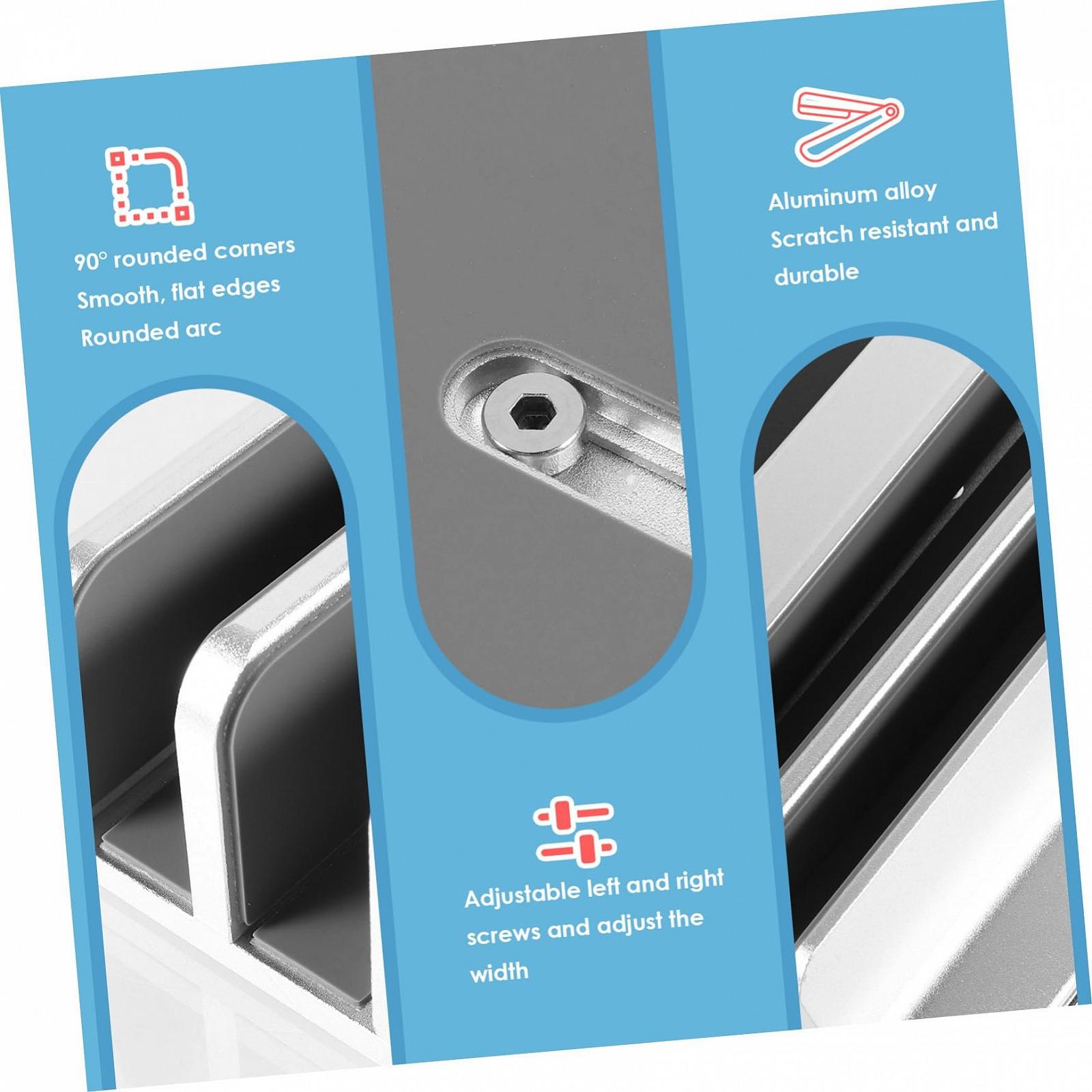 Вертикальна Підставка Artibetter Для ноутбука та планшета з алюмінієвого сплаву з широкою основою, фото №6