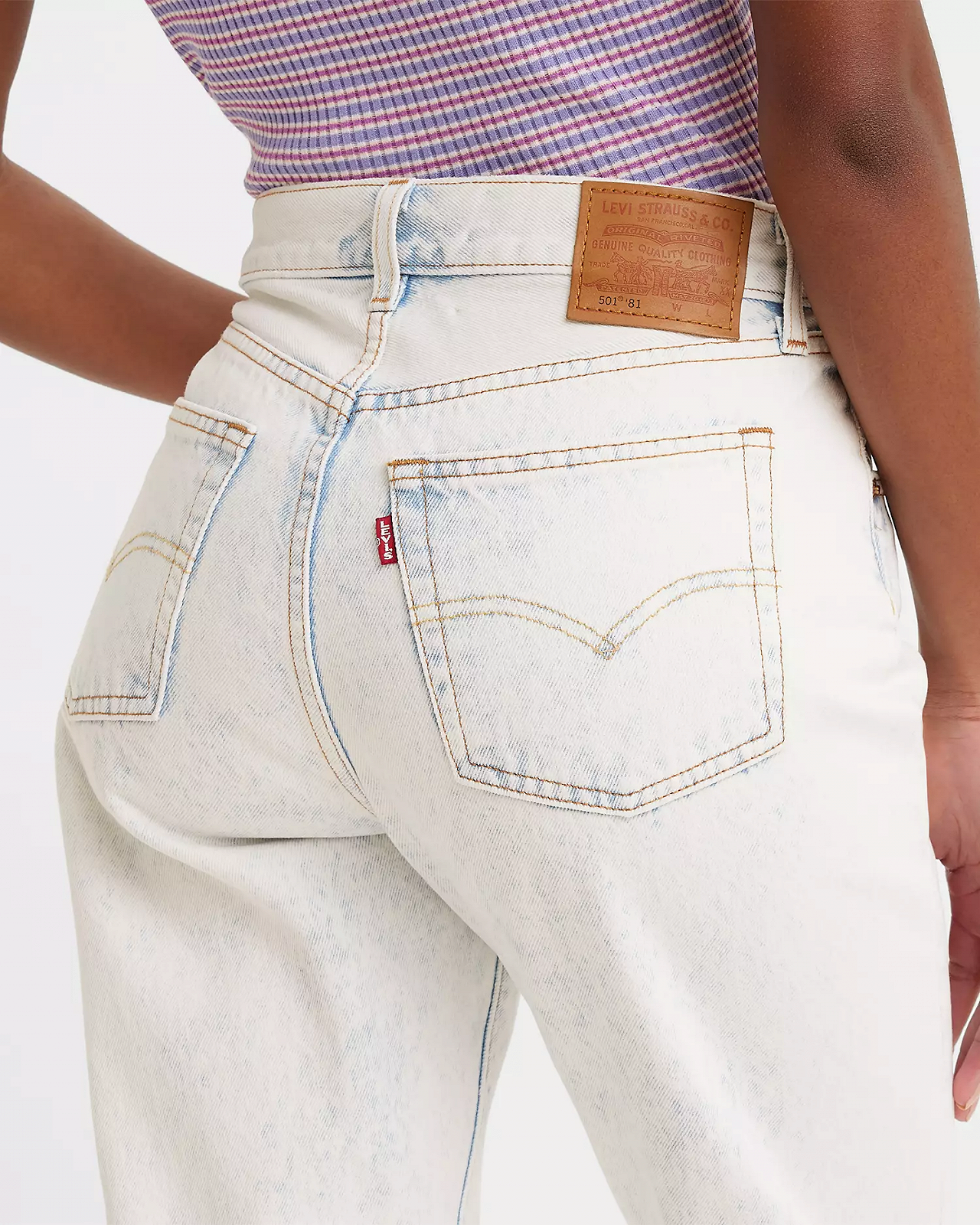 Жіночі джинси Levis - 501 '81 Snow Pic - 24, фото №4