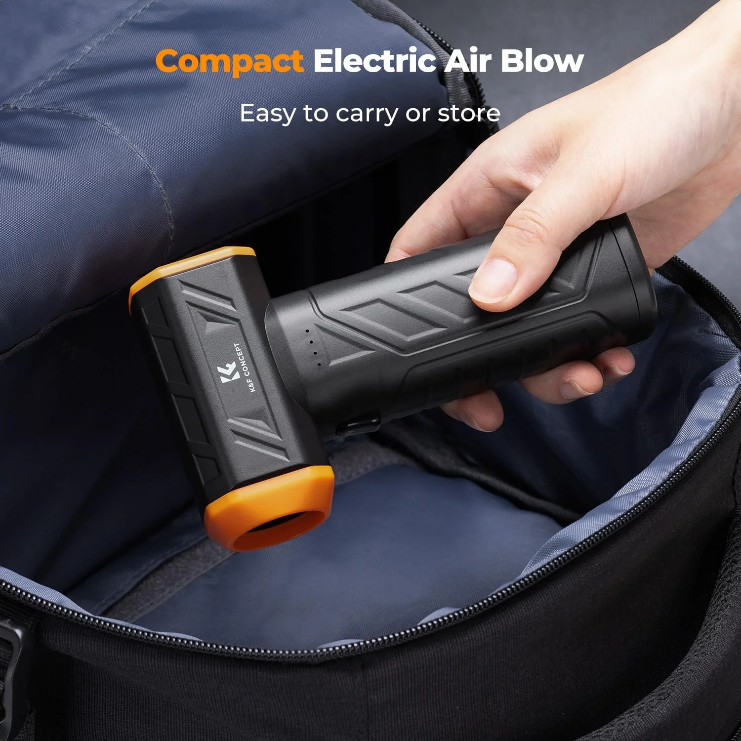 Очиститель сжатым воздухом K&F Concept 8000 mAh 150000 RPM LED подсветка, фото №7 Очиститель сжатым воздухом K&F Concept 8000 mAh 150000 RPM LED подсветка, фото №7