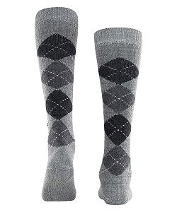 Жіночі шкарпетки до коліна Burlington Whitby М'який матеріал з ромбовидним візерунком One-SIZE-FITS-ALL synthetic.ua - Фото 1