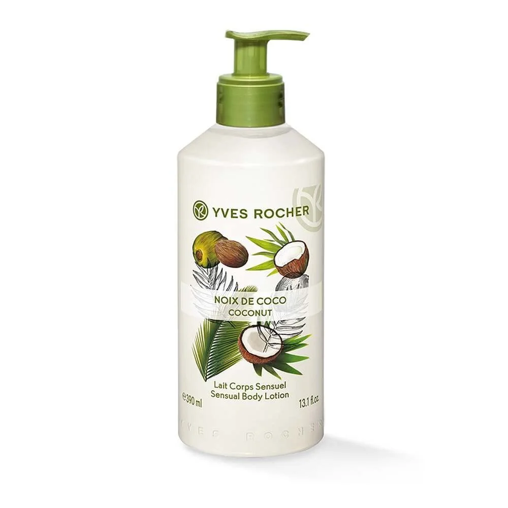 Молочко для тіла Yves Rocher Les Plaisirs Nature Кокос 390 мл, фото №1