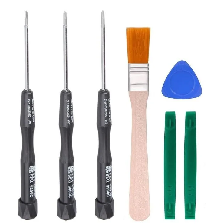 Набір викруток Phillips 7 шт PH0 PH00 PH000 Precision з ручкою з пластику, що не ковзає, сумісний зі смартфонами, планшетами, ноутбуками, ПК, фото №1