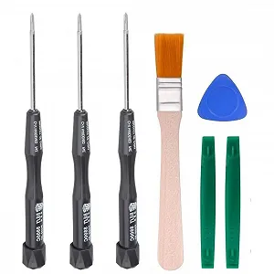 Набір викруток Phillips 7 шт PH0 PH00 PH000 Precision з ручкою з пластику, що не ковзає, сумісний зі смартфонами, планшетами, ноутбуками, ПК - Фото 1