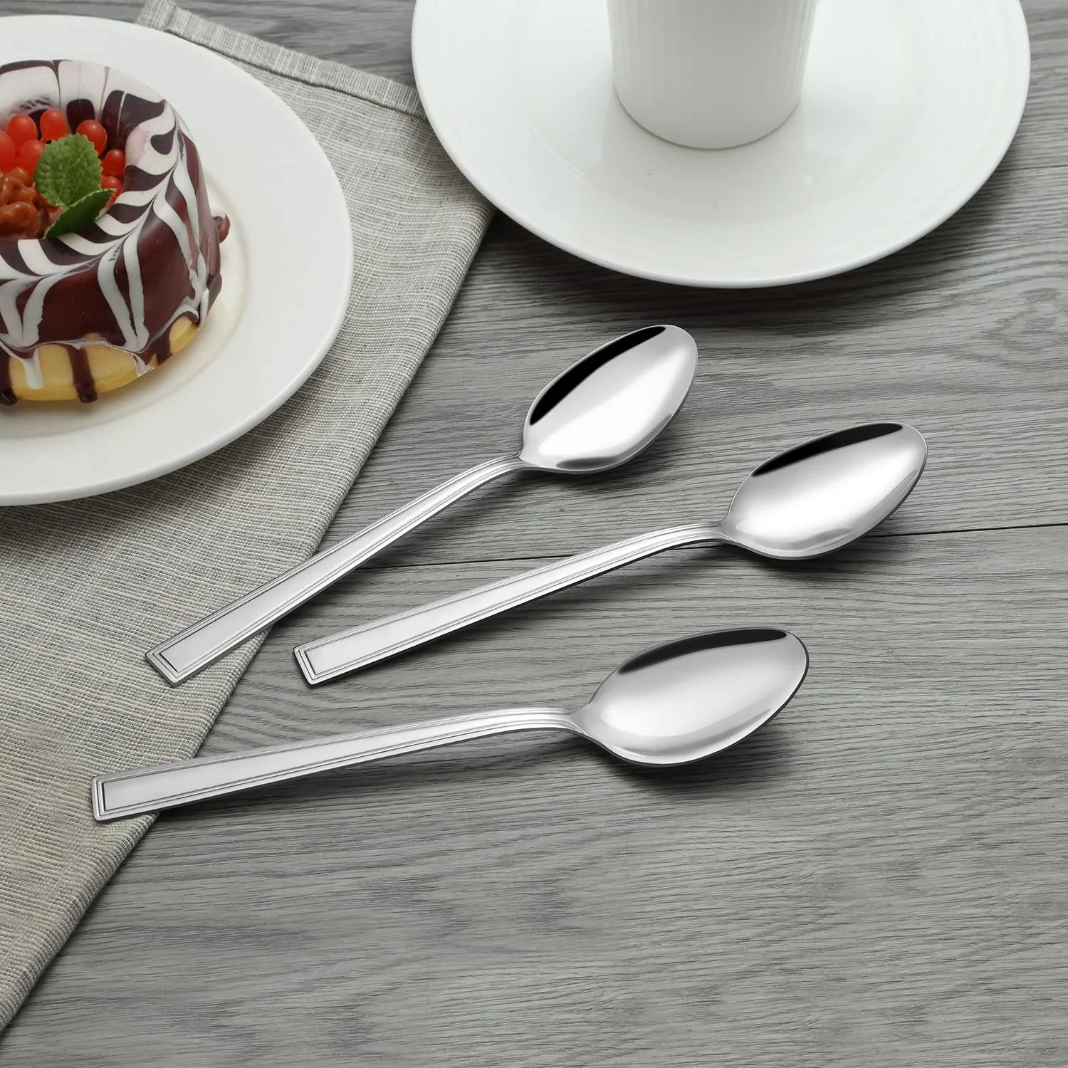 Ложка чайна Hunnycook Набір 12 шт. Нержавіюча сталь, полірована, фото №3