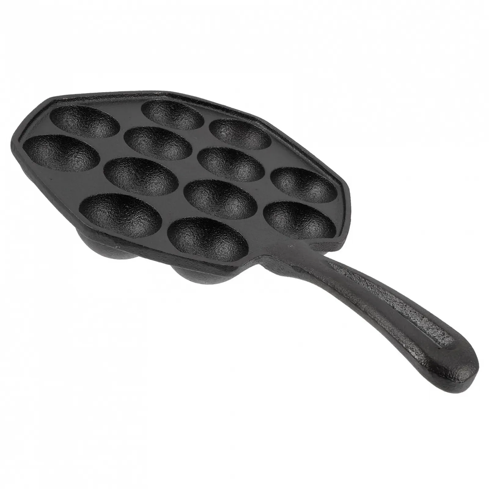 Форма для улиток Cabilock чугунная на 12 отверстий с ручками и аксессуарами, фото №1