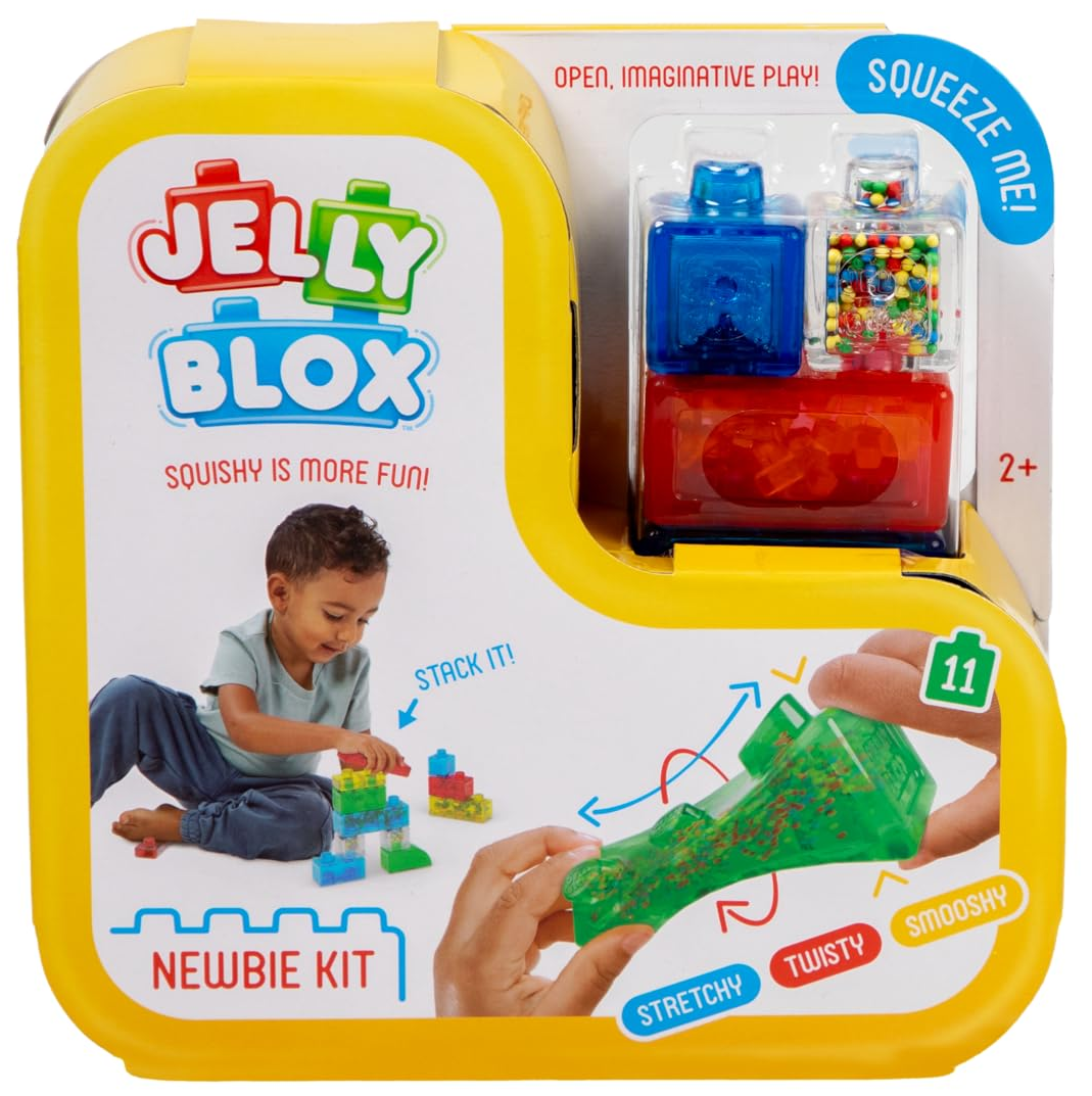 Сенсорный конструктор Jelly blox / Для детей  / 11 деталей, фото №1