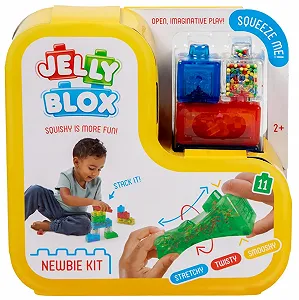 Сенсорний конструктор Jelly blox / Для дітей  / 11 деталей - Фото 1