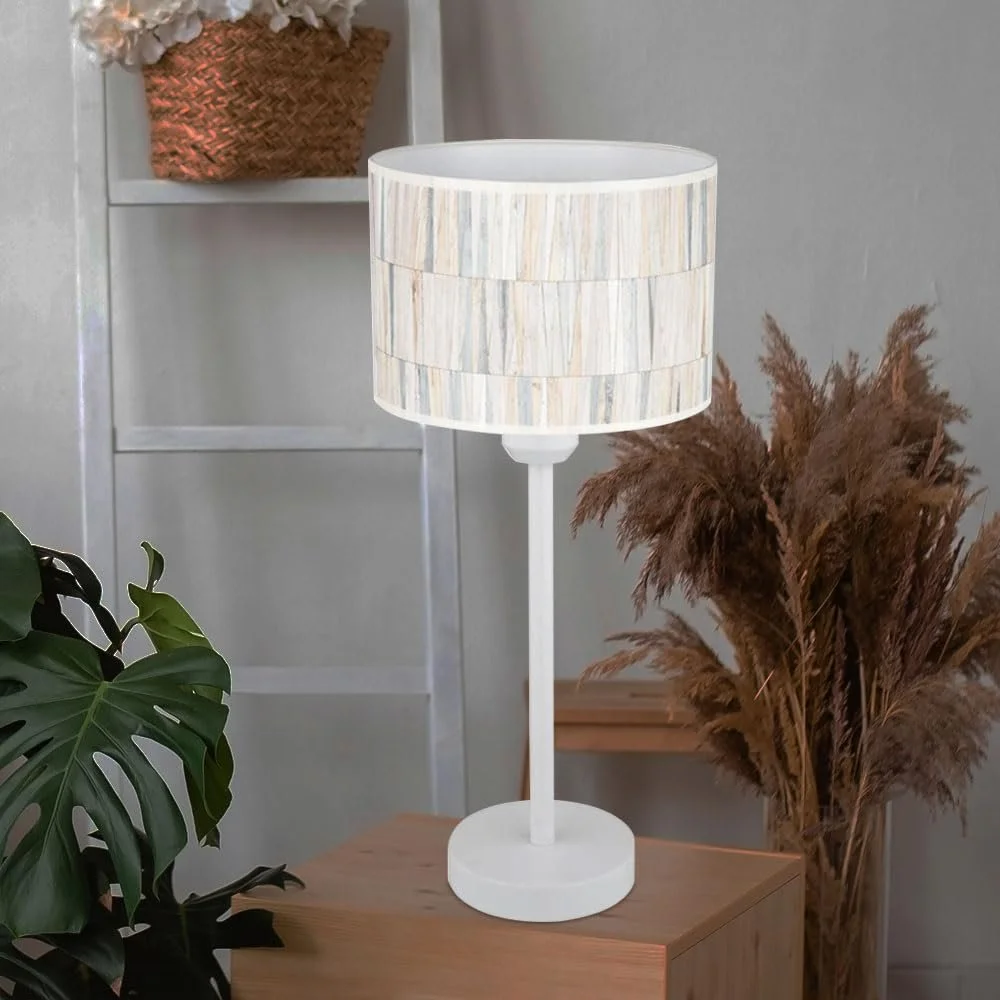 Настільна лампа SPOT LIGHT Retro Метал 1x E27 30x45 см Біла, фото №3