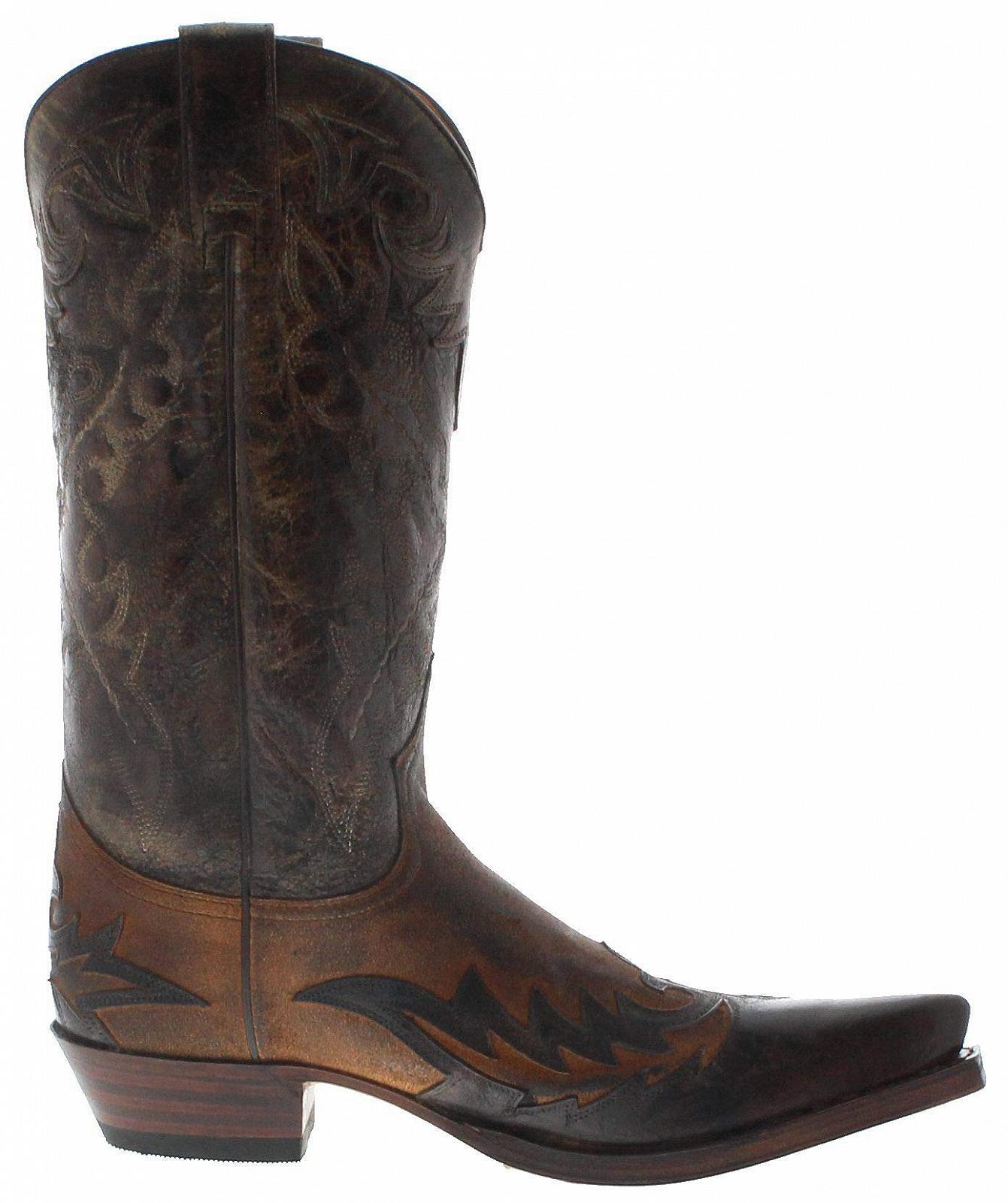 Черевики Sendra Boots чоловічі 9669 Western шкіряні коричневі, фото №7