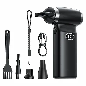 Аккумуляторная воздуходувка 60 MPH 6000 мАч для электроники - Фото 1