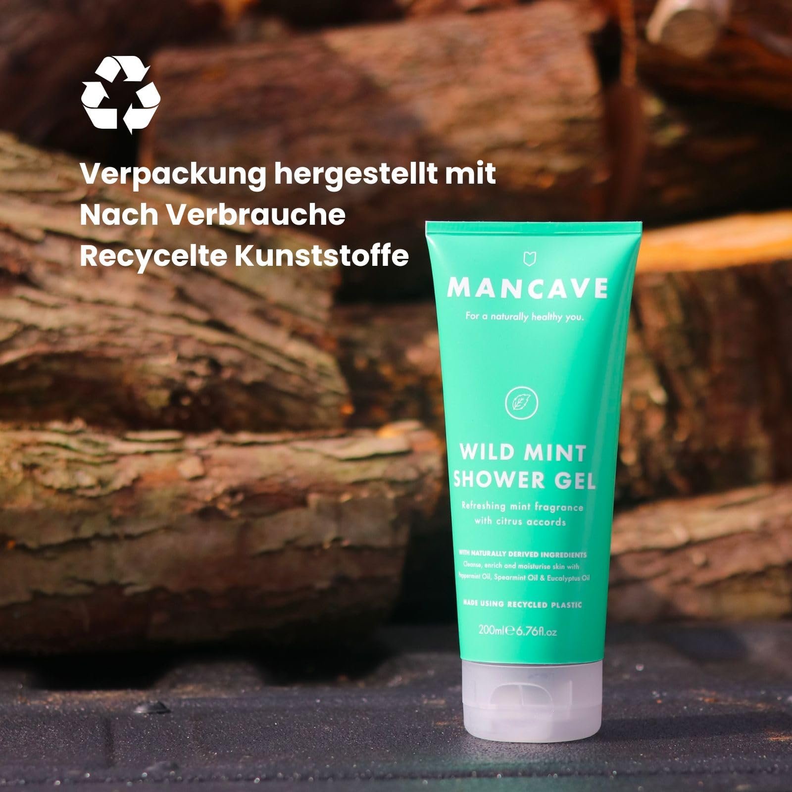 Гель для душу ManCave Wild Mint чоловічий 200 мл, фото №6 Гель для душу ManCave Wild Mint чоловічий 200 мл, фото №6