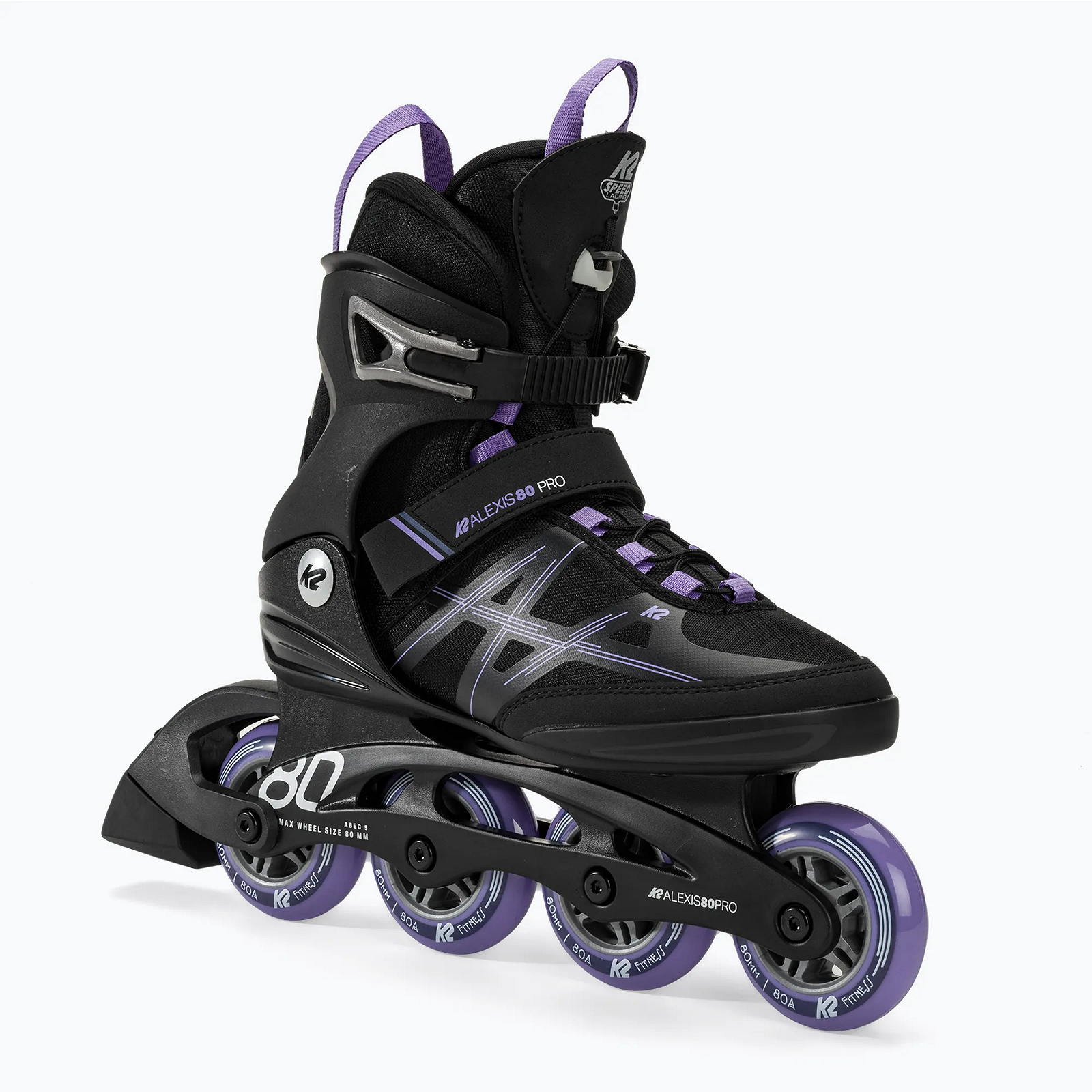Жіночі роликові ковзани K2 Alexis 80 Pro Size 40 (25,5 см) Lavendar , фото №1