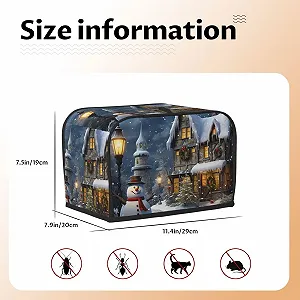 Чехол для тостера на 2 ломтика с карманами, сверхмягкий цена на synthetic.ua - Фото 1 Чехол для тостера на 2 ломтика с карманами, сверхмягкий synthetic.ua - Фото 1