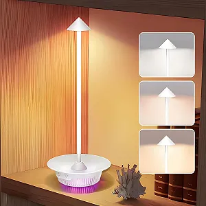 Настільна лампа CCHKFEI LED Battery Wireless Dimmable Touch USB Rechargeable Modern Outdoor - Фото 1