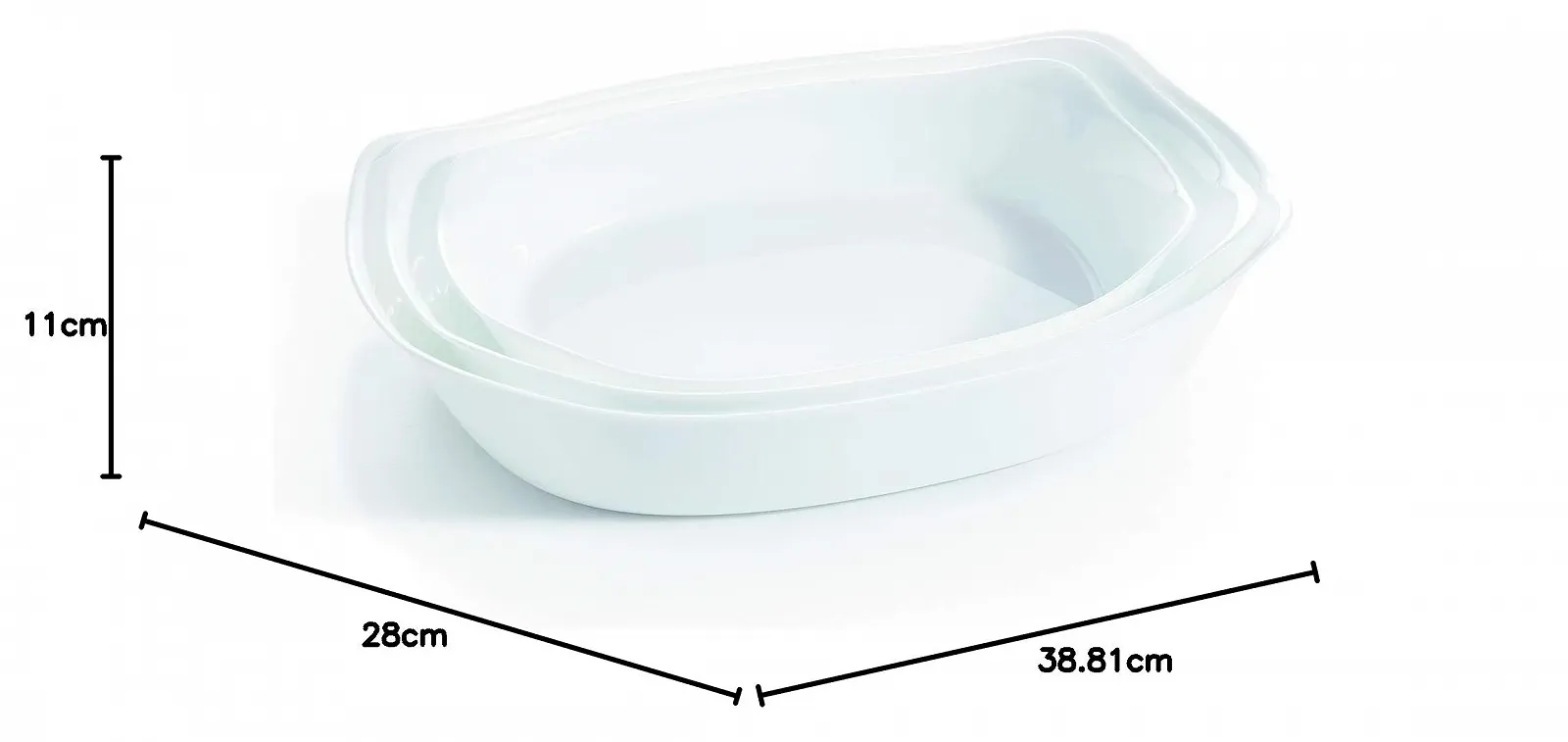 Форма для запікання Luminarc Smart Cuisine 5223037 опалове скло біла/Opulent Garden, фото №7