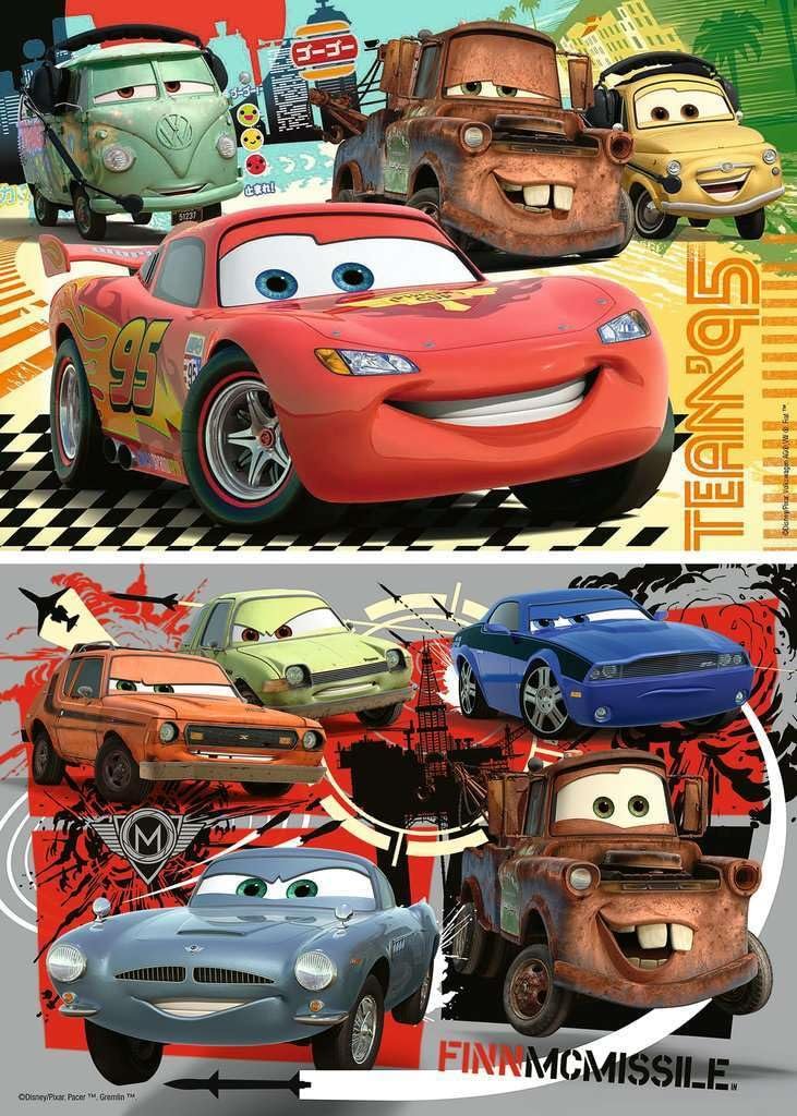 Детский пазл Ravensburger 08959 New Adventures Disney Cars 2 x 24 детали, фото №3 Детский пазл Ravensburger 08959 New Adventures Disney Cars 2 x 24 детали, фото №3