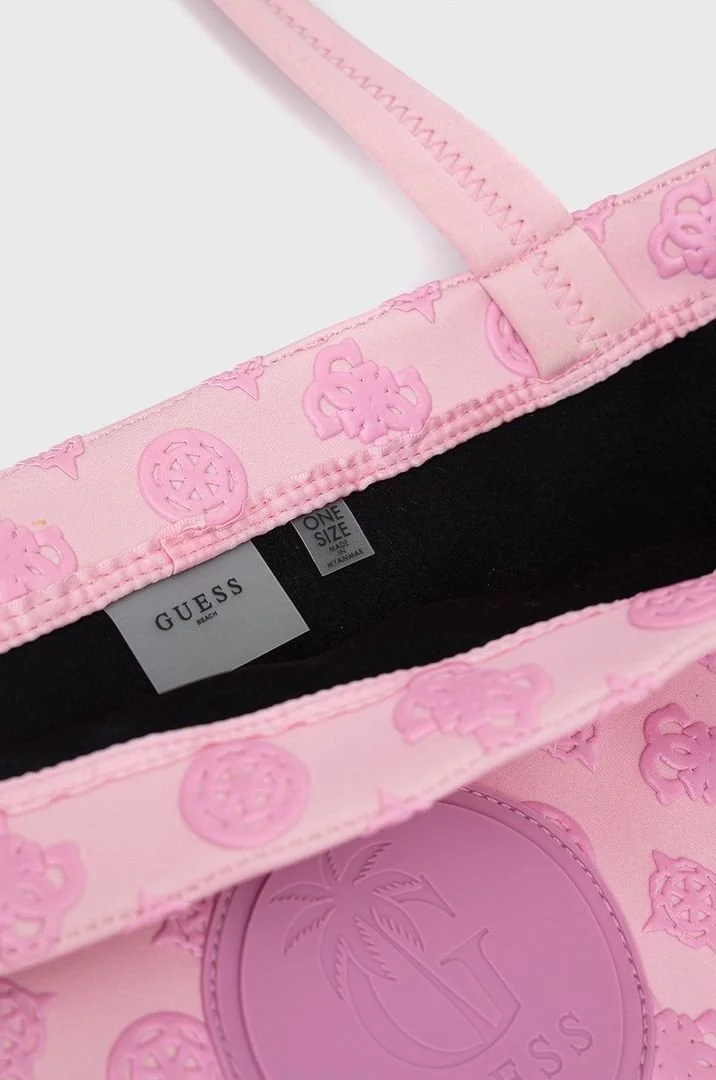 Пляжна сумка Guess Beach E2GZ05.KB590 G66G - Розовий, фото №5 Пляжна сумка Guess Beach E2GZ05.KB590 G66G - Розовий, фото №5