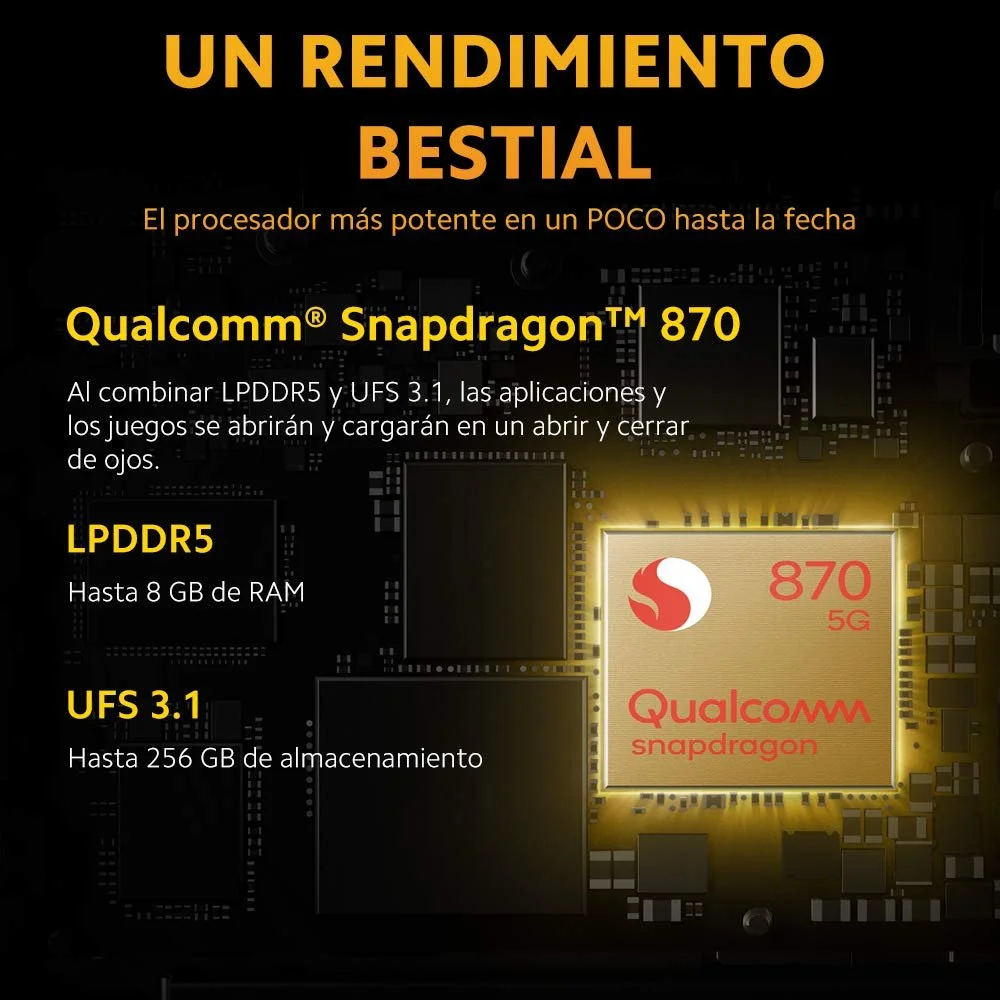 Смартфон Poco F3 5G 6 GB 128 GB 6.67" AMOLED DotDisplay 4520 mAh 48 MP Black, фото №3