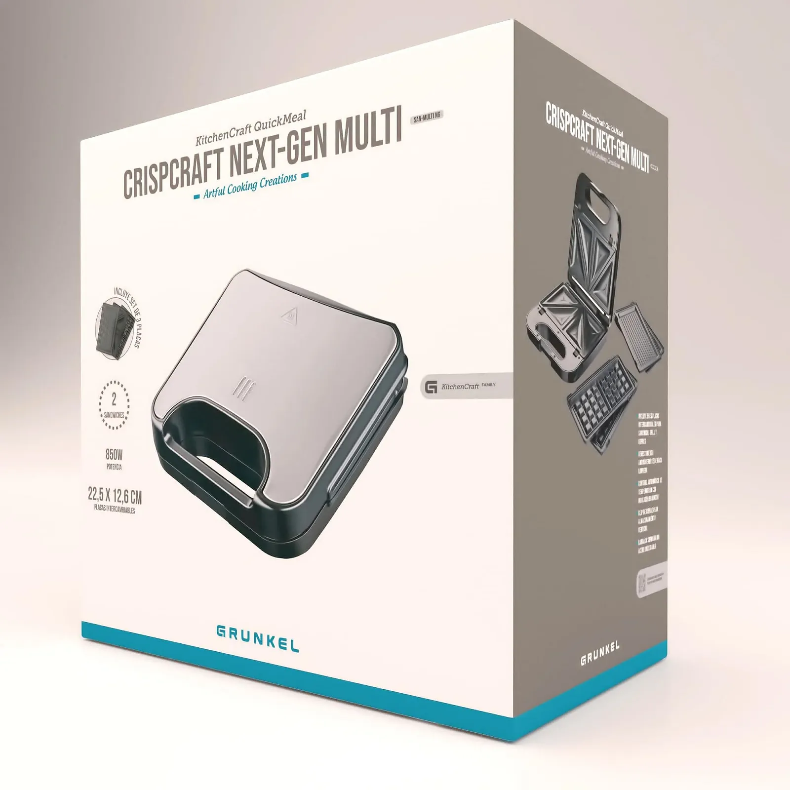 Сендвічниця Grunkel SAN-MULTING 850 Вт, фото №8