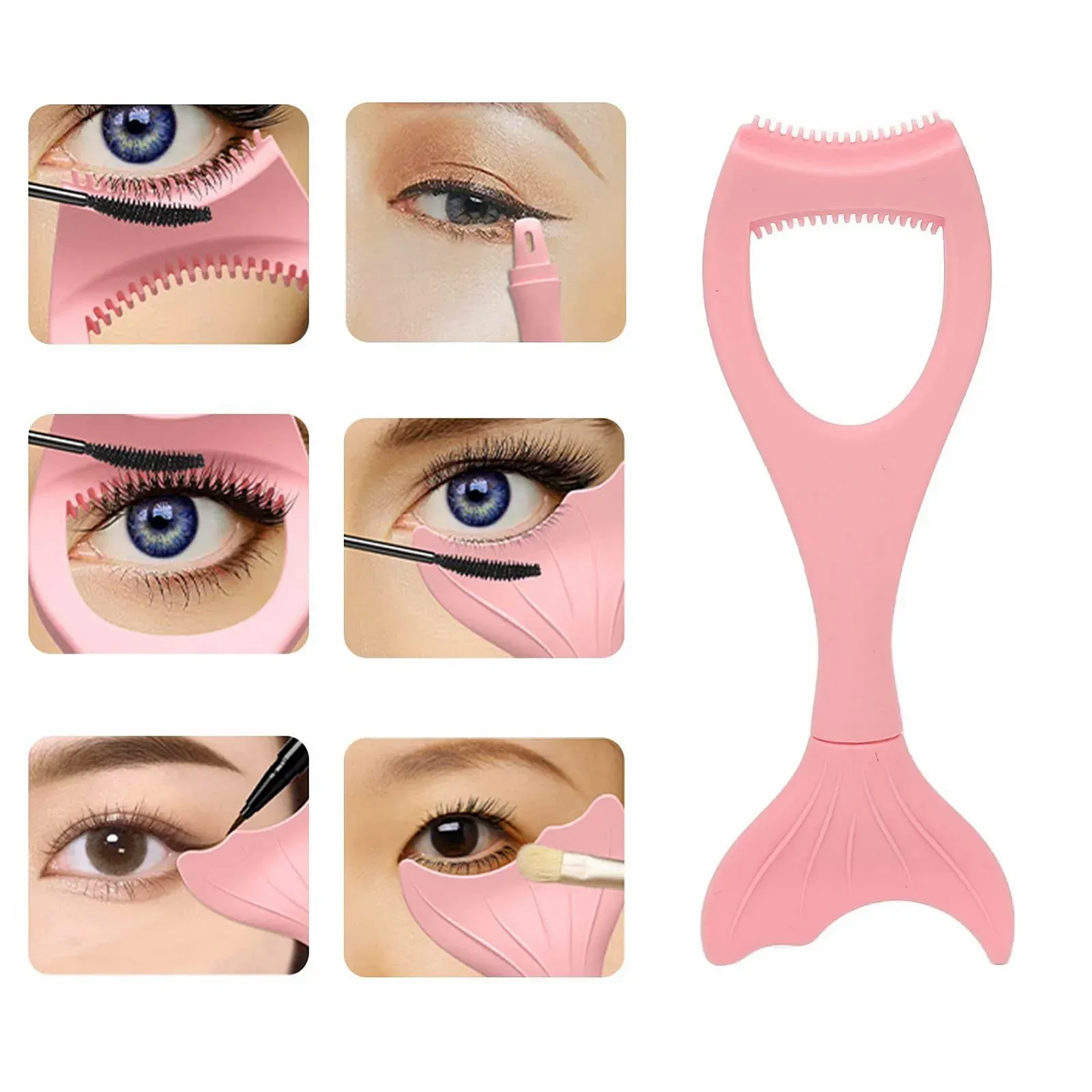 Трафарет Силіконовий Портативний для Тіней Легко Очищається Багатофункціональний для Подорожей, фото №2