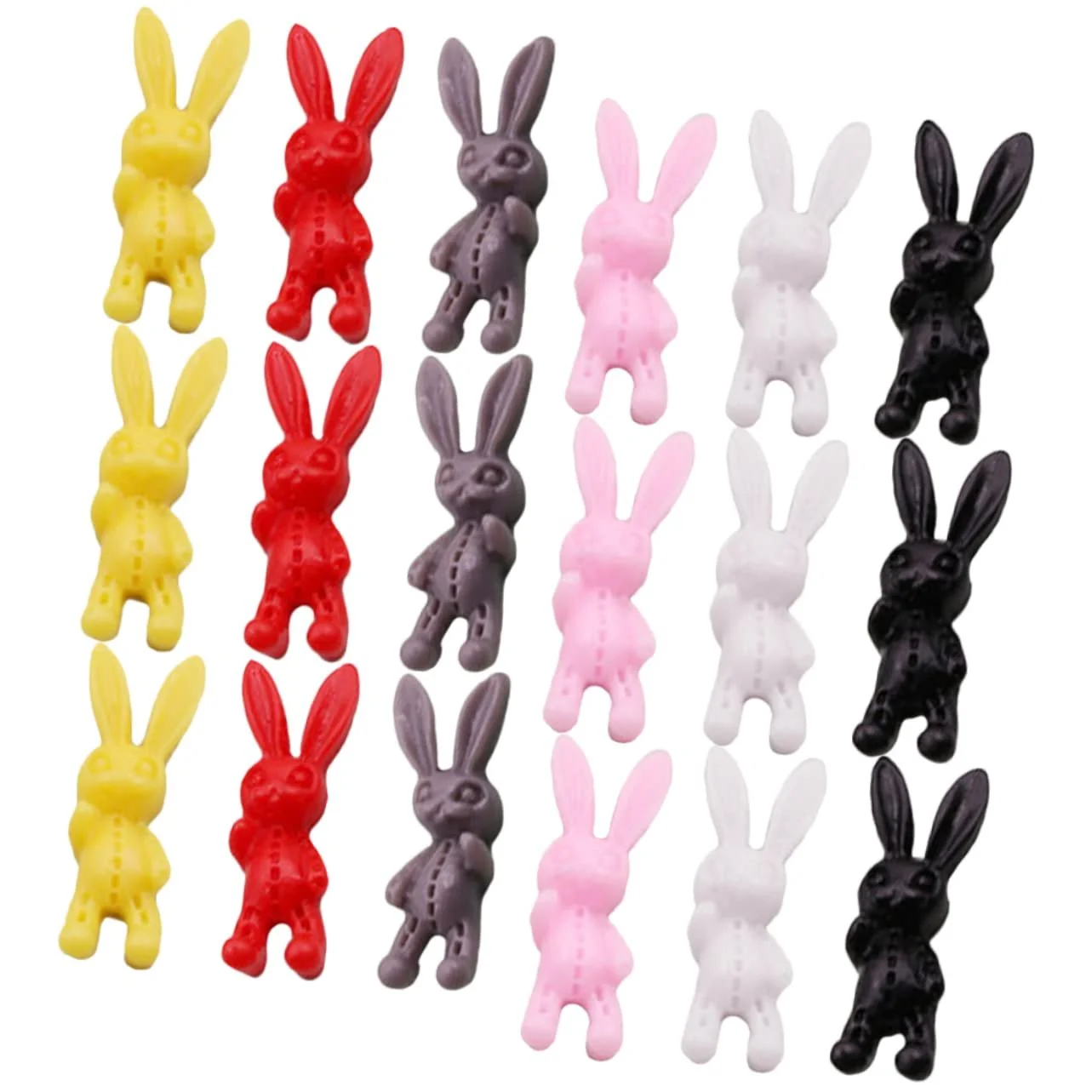 Прикрасы для ногтей Кролик WOONEKY 240 шт., Планета, 3D, Кролик, смола, фото №4