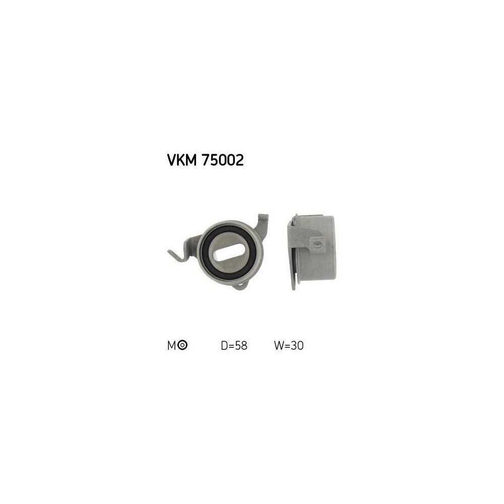 Ролик натяжителя ремня ГРМ SKF VKM 75002 для MITSUBISHI, фото №1