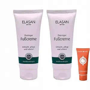 Крем для ног Elasan Thüringer с мочевиной и маслами 2 x 100 мл - Фото 1