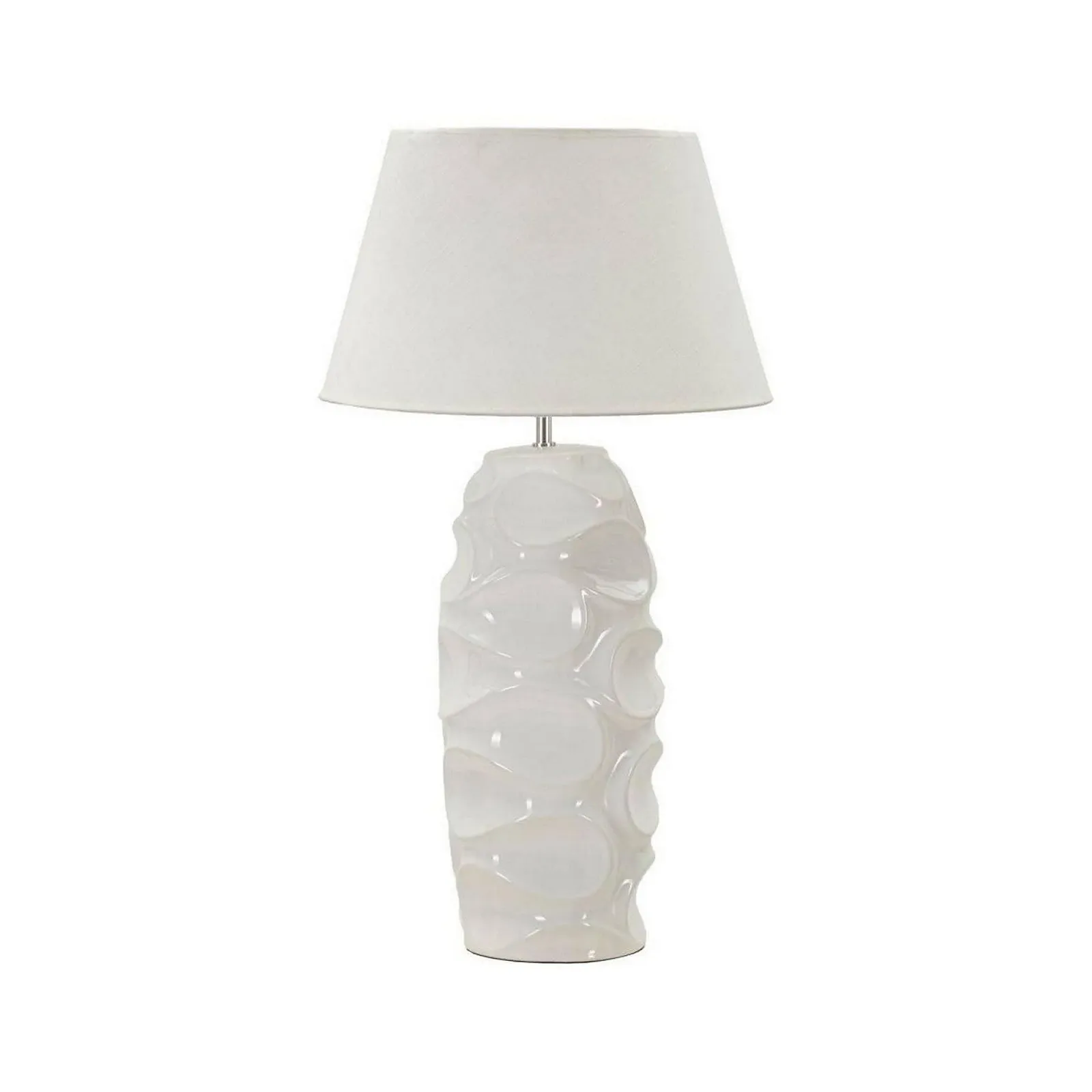 Настільна лампа Dmora Bonito 45 x 45 x 83 см біла, фото №2