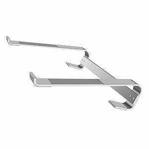 Подставка для ноутбука алюминиевая с нескользящей поверхностью Эргономичный дизайн для лучшего комфорта сидения Оптимизированная вентиляция для быстрого рассеивания тепла Портативная и стабильная для домашнего офиса - Фото 1