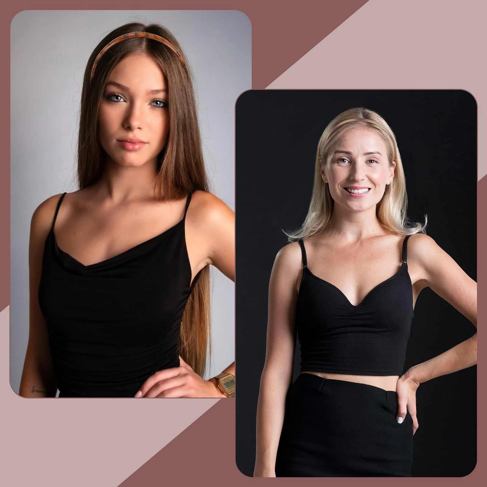 Обруч Ouligay Тонкий пластиковый с зубцами., фото №6 Обруч Ouligay Тонкий пластиковый с зубцами., фото №6