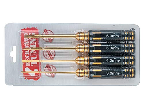 Набор RECKWARD TUNING RT Отвёртка Шлицевая 3,0 4,0 5,0 6,0 мм Чёрный Золотой Вольфрамовая сталь 100 мм, фото №4 Набор RECKWARD TUNING RT Отвёртка Шлицевая 3,0 4,0 5,0 6,0 мм Чёрный Золотой Вольфрамовая сталь 100 мм, фото №4