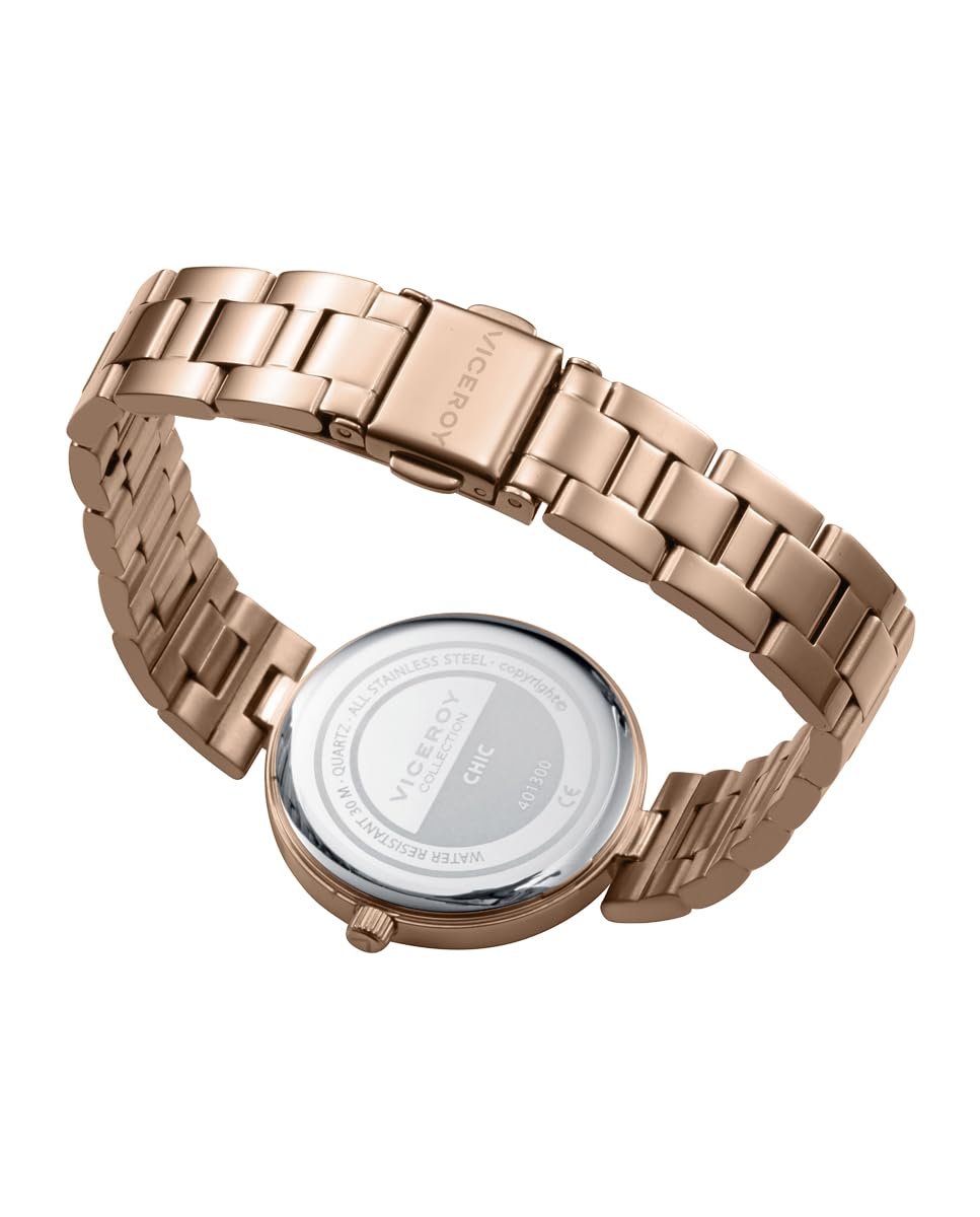 Годинник Viceroy Chic 401300-77 Жіночий з нержавіючої сталі IP Рожевий, фото №2 Годинник Viceroy Chic 401300-77 Жіночий з нержавіючої сталі IP Рожевий, фото №2