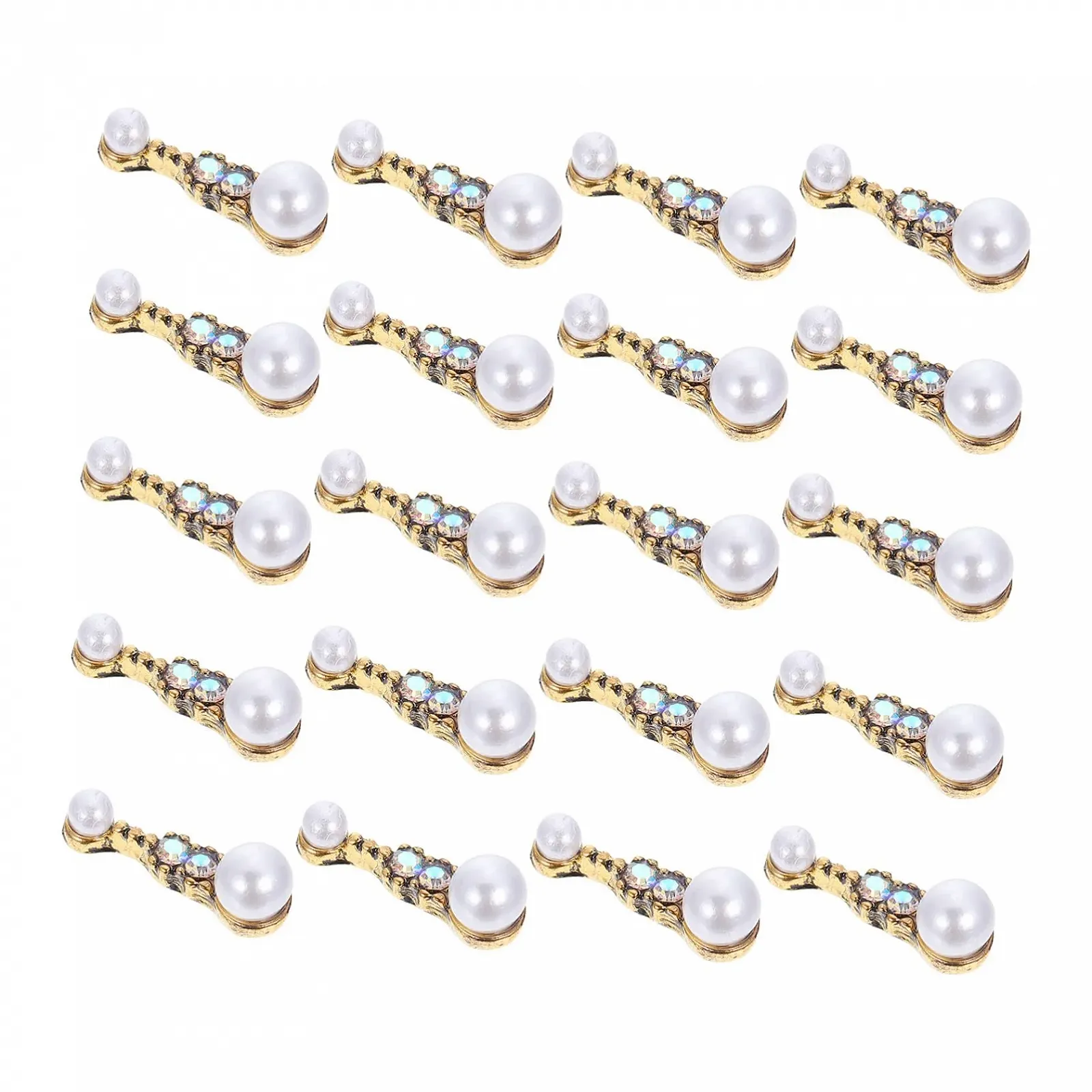 Жемчуг для ногтей, 20 шт, украшения для маникюра с креативным дизайном и отделкой, фото №1 Жемчуг для ногтей, 20 шт, украшения для маникюра с креативным дизайном и отделкой, фото №1