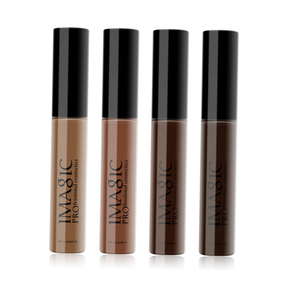 Щітка Minkissy для брів 2 шт водостійкий гель для брів маска для брів, фото №4