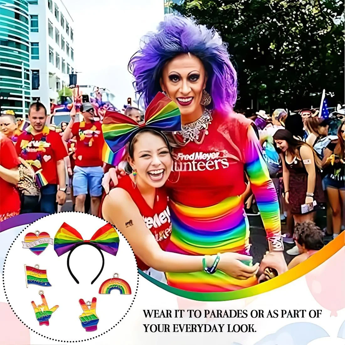 Обруч на голову с большим бантом, фото №6