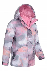 Дитяча водонепроникна куртка 3-в-1 Mountain Warehouse Aries - Проклеєні шви - Знімний капюшон synthetic.ua - Фото 1