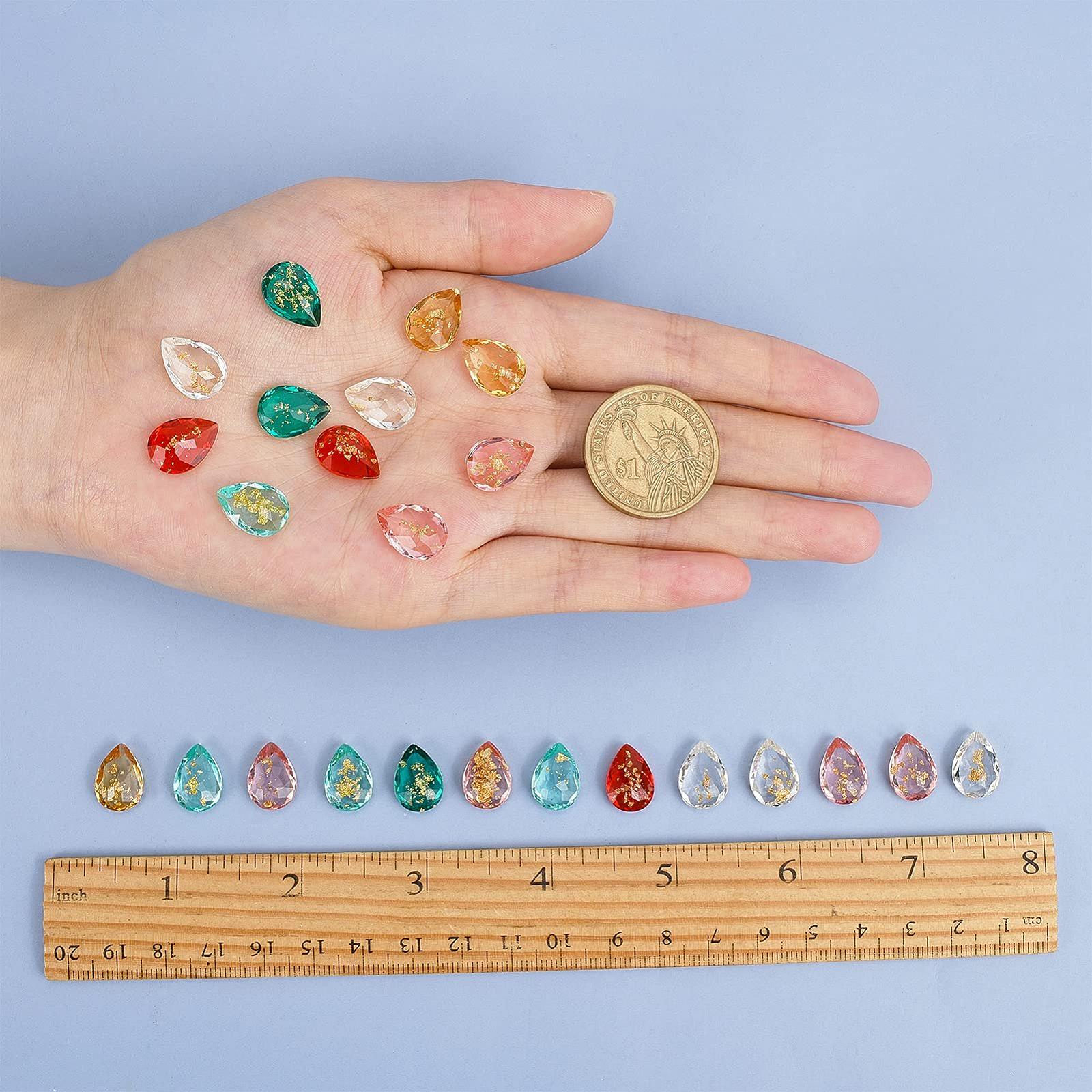 Стрази для нігтів NICENEEDED Форма краплі, 6 кольорів, фото №3