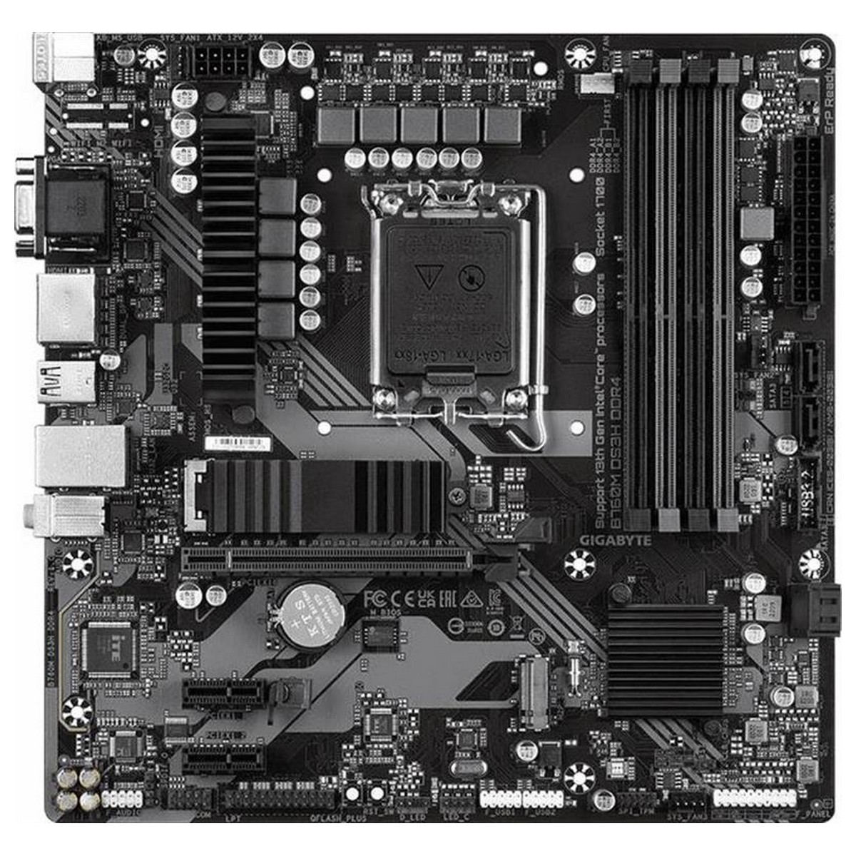 Материнська плата Gigabyte B760M DS3H Socket 1700, фото №1