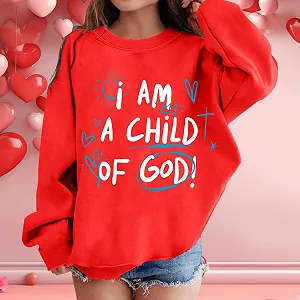 Толстовка для девочки с графическим принтом, круглый вырез горловины, длинные рукава, милый пуловер со спущенной линией плеча synthetic.ua - Фото 1