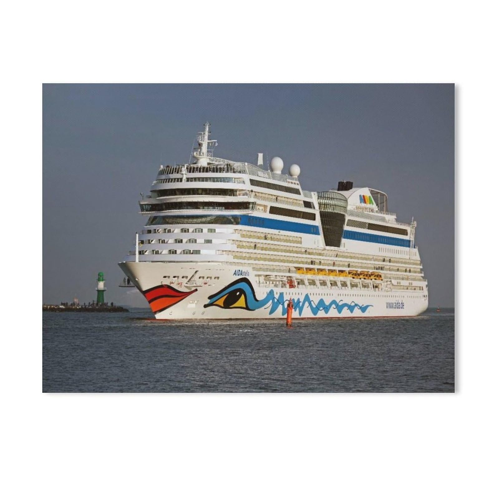 Пазл Aida Stella in the Harbour Entrance Warnemünde 1000 елементів 38 x 26 см Y34, фото №1