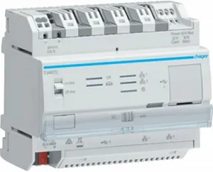 Купити Сервер домашньої автоматизації Hager TJA670 / KNX / Управління через додаток / Ethernet / 24В / Сірий - Фото 1 Сервер домашньої автоматизації Hager TJA670 / KNX / Управління через додаток / Ethernet / 24В / Сірий - Фото 1