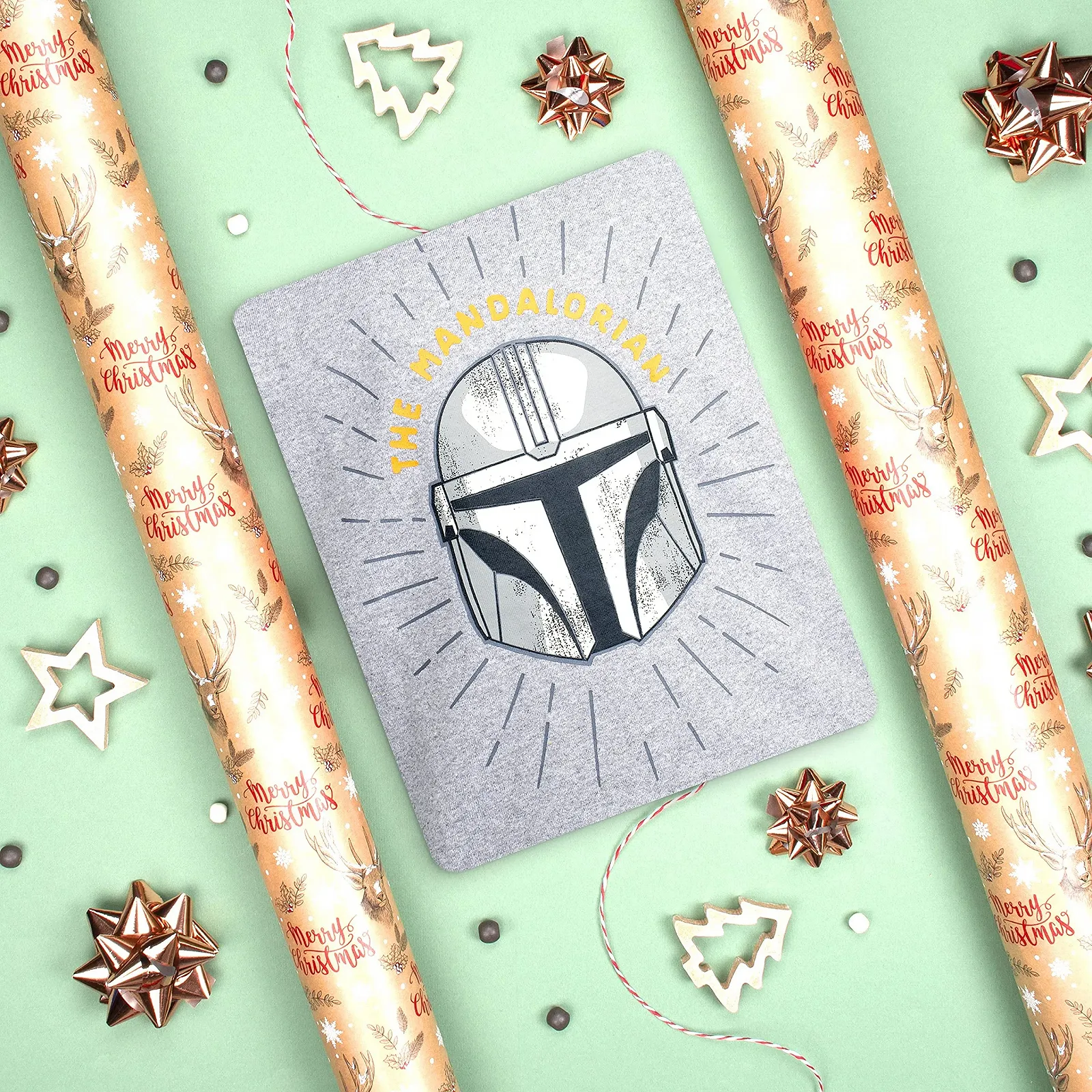 Пижама Star Wars Cерый и черный с длинными рукавами с мандалорцем, фото №5