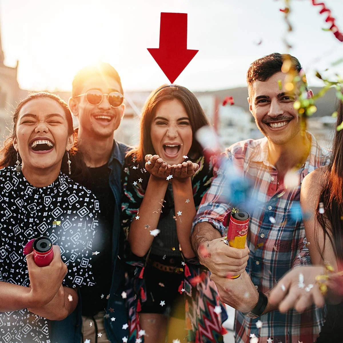 Обруч для волосся Amosfun 2 шт., фото №8