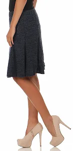 Спідниця Malito 6914 Жіноча Кльош з еластичним поясом Зимова synthetic.ua - Фото 1