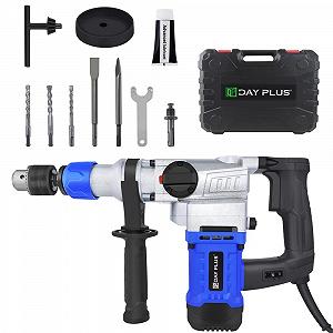 Купить Электрический долбежный молоток 1500 Вт дрель 6 Дж SDS-Plus отбойный молоток многофункциональный электрический молоток дрель 0-800 об/мин переменная скорость с 360° вращающейся рукояткой - Фото 1 Электрический долбежный молоток 1500 Вт дрель 6 Дж SDS-Plus отбойный молоток многофункциональный электрический молоток дрель 0-800 об/мин переменная скорость с 360° вращающейся рукояткой - Фото 1