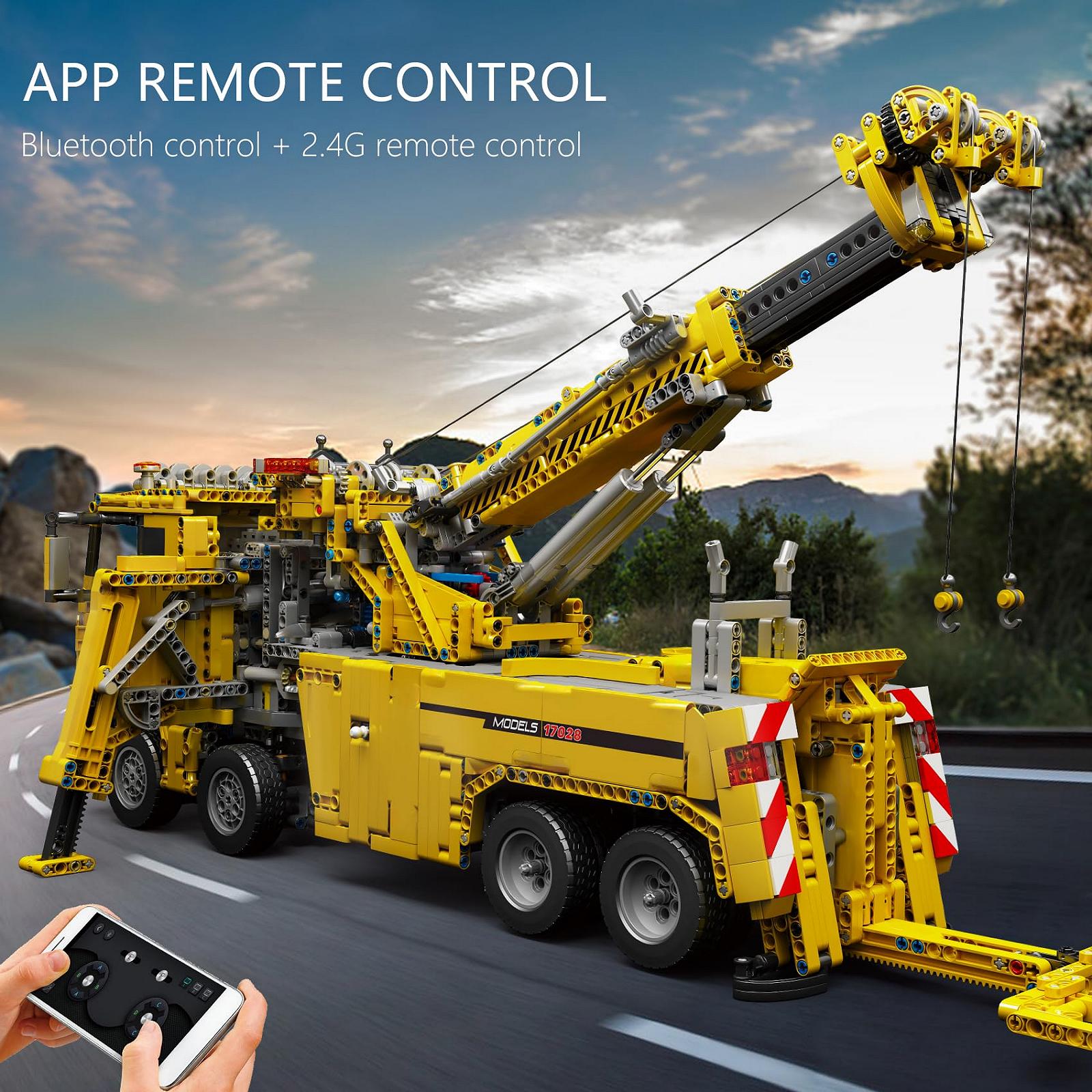 Конструктор Mould King Technik Truck Fire Engine Kit, 4883 Деталі, Керований по Bluetooth, 7 Двигунів, фото №2 Конструктор Mould King Technik Truck Fire Engine Kit, 4883 Деталі, Керований по Bluetooth, 7 Двигунів, фото №2