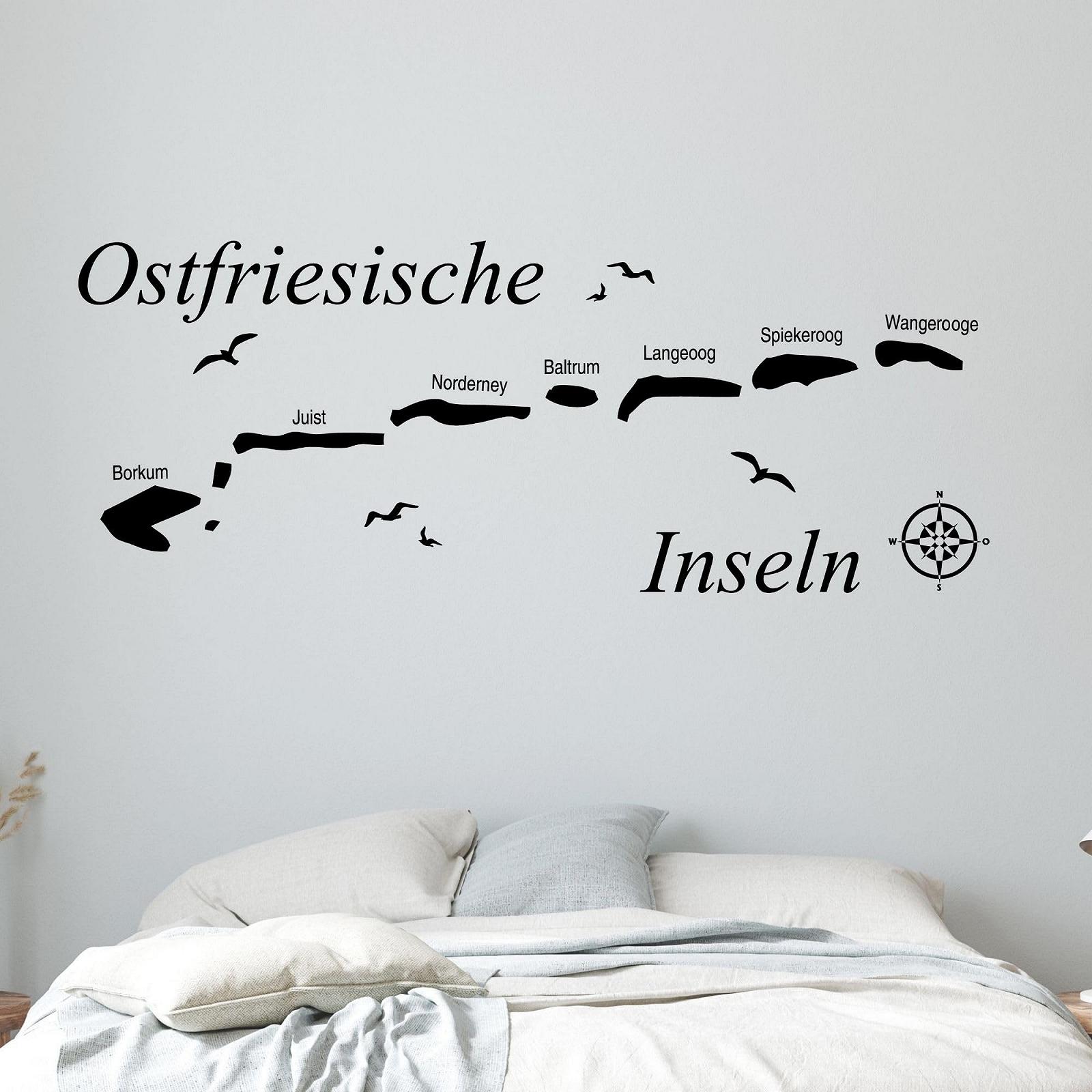Наклейка на стіну GRAZDesign Східно-Фризькі острови 77 x 30 см чорна 070, фото №8 Наклейка на стіну GRAZDesign Східно-Фризькі острови 77 x 30 см чорна 070, фото №8
